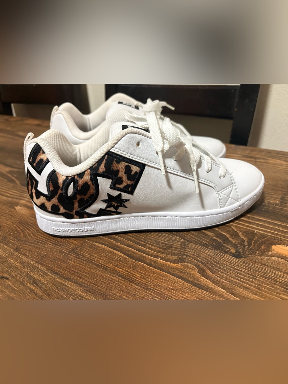 DC Court Graffik Vintage Leopard PrintShoes Women’s 9 Brand New No Box